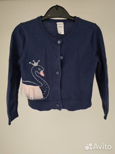 Carters кофта/ кардиган для девочки 24m