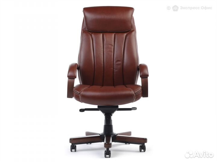 Кресло для руководителя Бюрократ T-9922walnut/chok