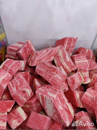 Халва молочная, шоколадная, манго, клубничная