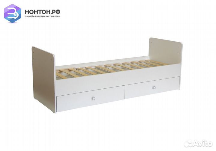 Кровать детская Фея 1100 белый