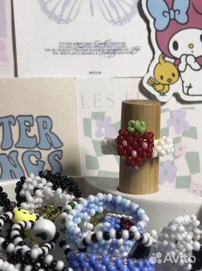 Кольцо из бисера