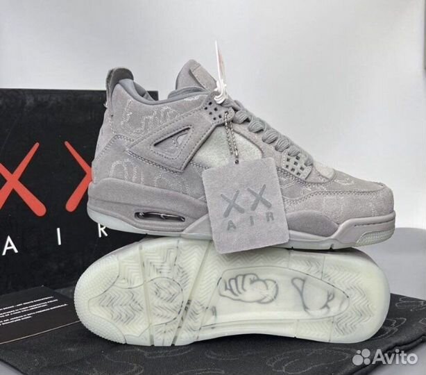 Кроссовки nike air jordan 4 retro kaws