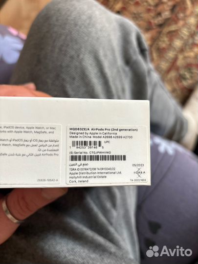 Беспроводные наушники apple airpods pro 2