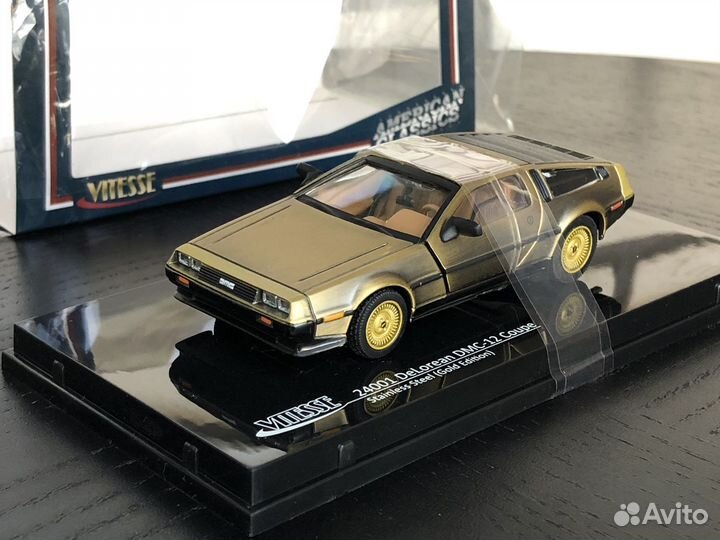 DeLorean DMC 12 coupe gold 1:43 Vitesse