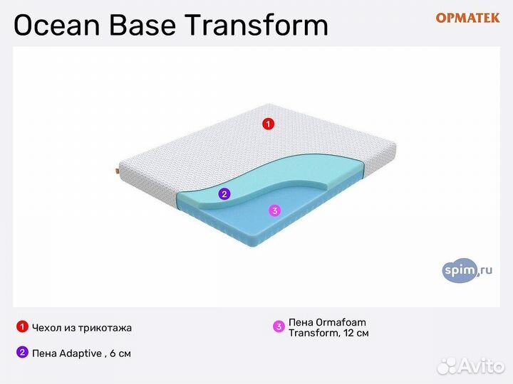 Матрас Орматек Ocean Base Transform