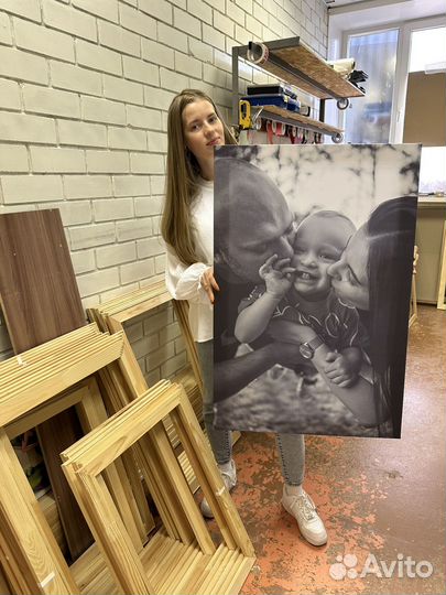 Печать фото на холсте Портрет на холсте