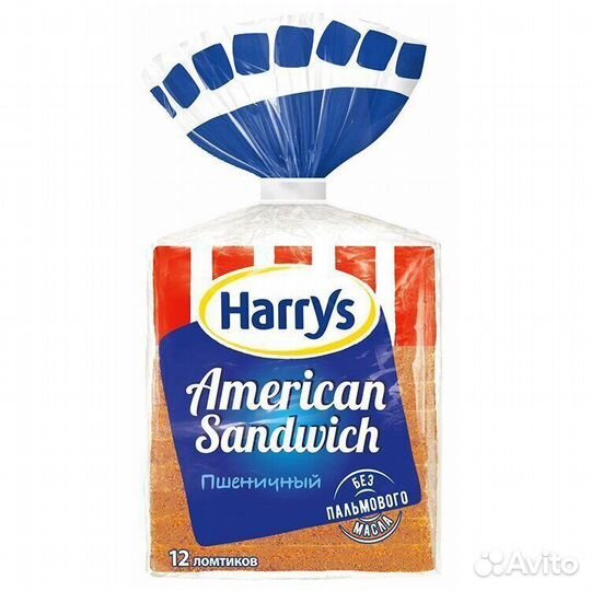Хлеб Harry's American Sandwich Пшеничный 470 г