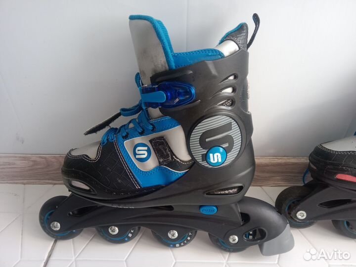 Роликовые раздвижные коньки
