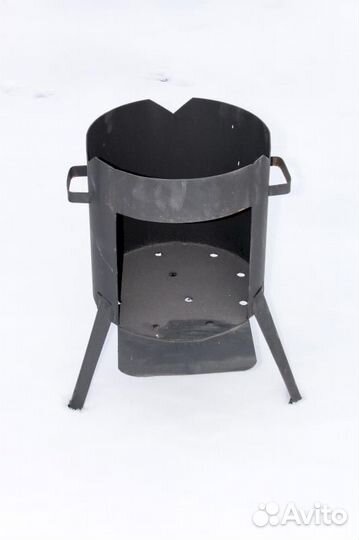 Печь для казана 6 литров без дымохода