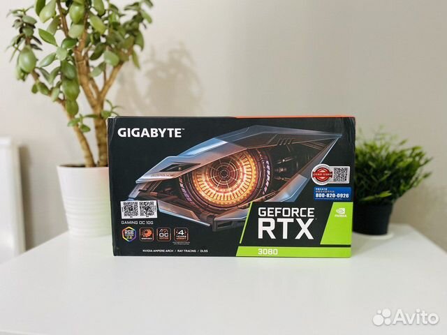 Gigabyte Rtx 3080 новая В наличии