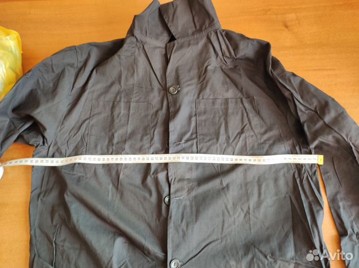 Халат рабочий черный