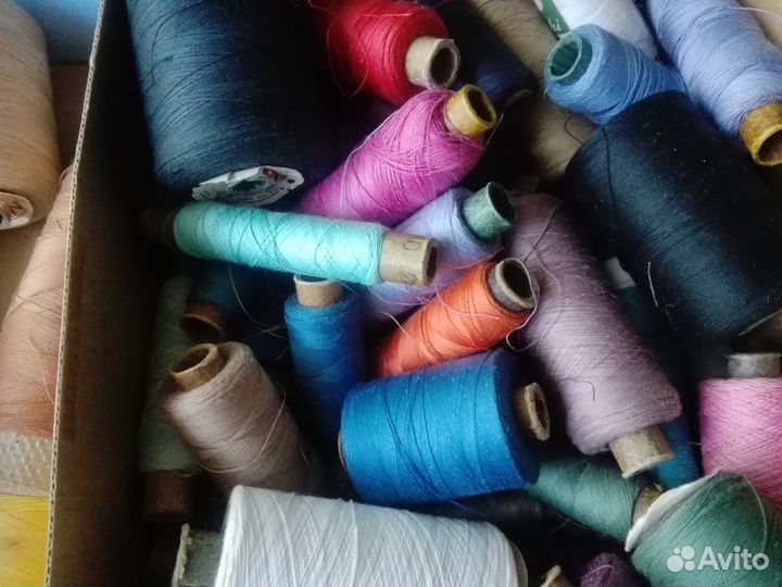 Нитки х/б и другие