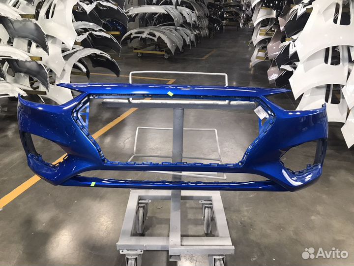 Бампер передний Hyundai Solaris 2017-2020