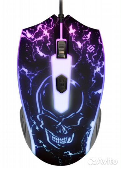 Мышь Defender игровая Overmatch GM-069 оптика,4кно