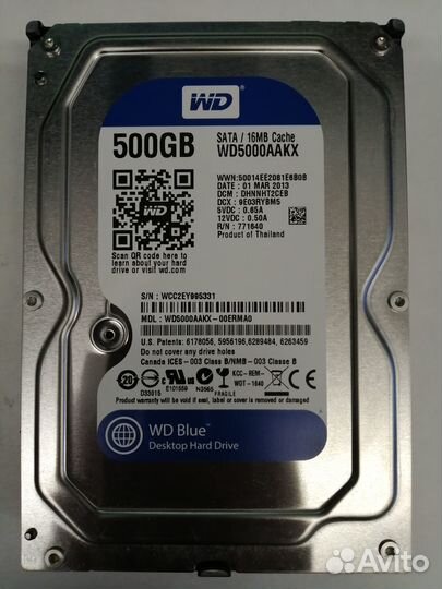 Жесткий диск 3.5'' 500гб