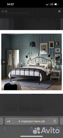 Кровать IKEA 160 200 с основанием