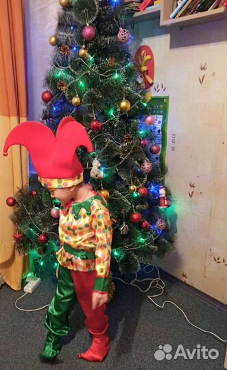 Костюм петрушка на прокат