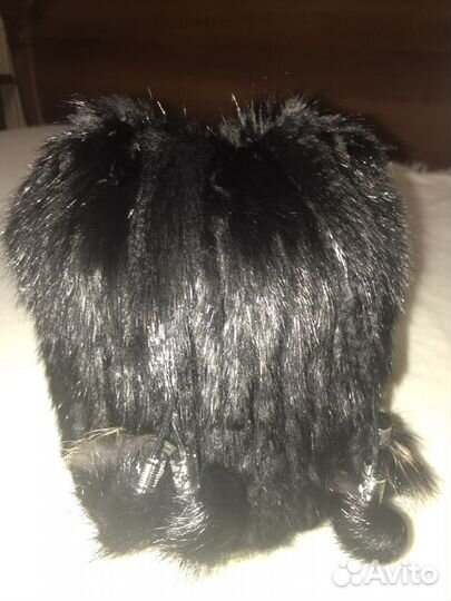 Шапка женская зимняя кролик- норка