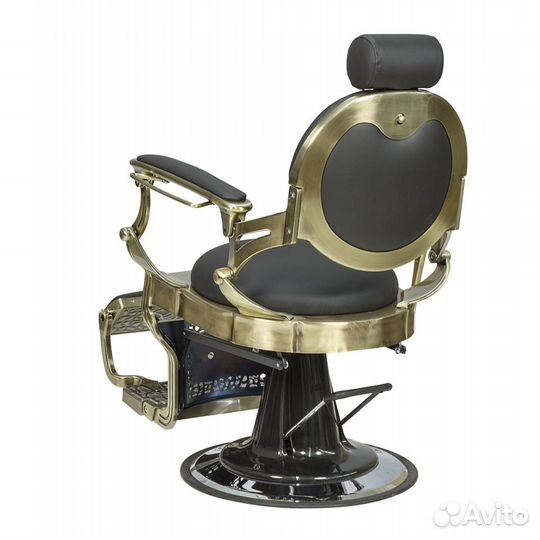Кресло мужское барбер Ричард полированный каркас м