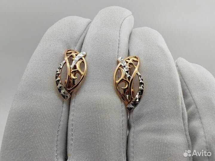 Пара серёг 585 пробы. Рассрочка