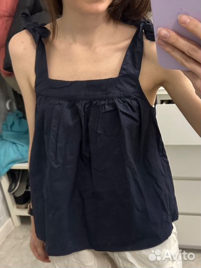 Новый хлопковый топ Mango XS