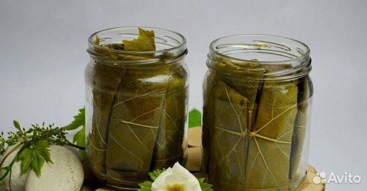 Виноградные листья для долмы