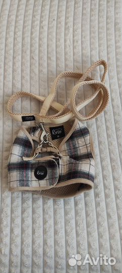 Шлейка с поводком для мелких пород