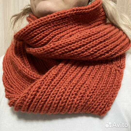 Комплект шапка с шарфом