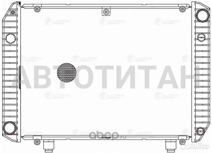 Радиатор системы охлаждения газ 3302 ГАЗель/Соболь