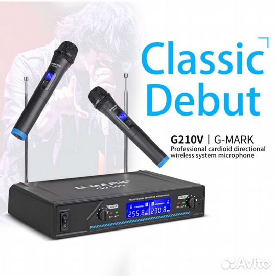 Радиомикрофоны G-Mark G210V новые в коробке