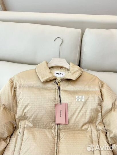 Женские пуховик MIU MIU pongé premium