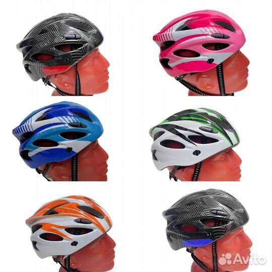 Защитный шлем для лыжероллеров и велосипеда