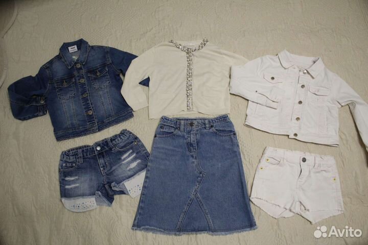 Кардиган, джинсовка 4-6 лет