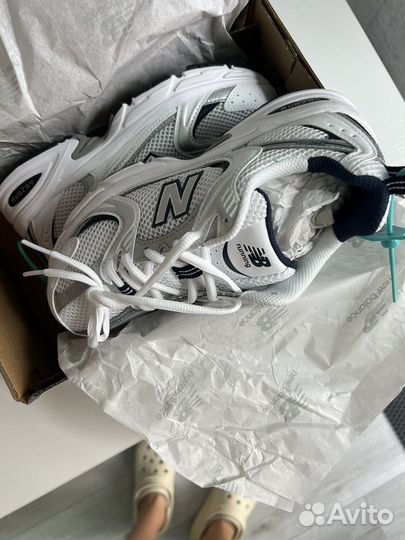 Оригинал Кроссовки NEW balance 530 белые