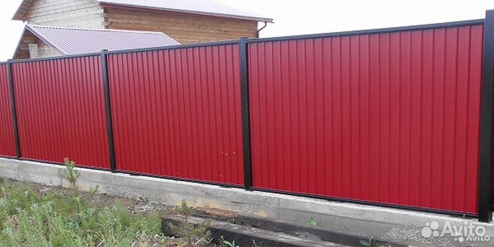 Заборы из профнастила