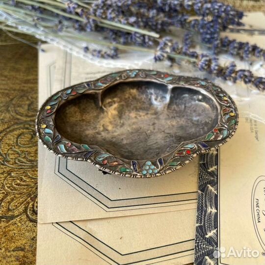 Икорница. Серебро 84 пр. Мастерская Хлебникова