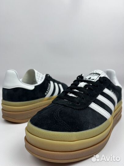 Кроссовки adidas Gazelle Bold Black White(37-40.5)