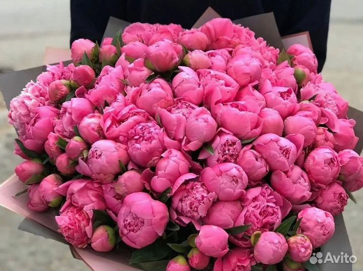 Букет пионов