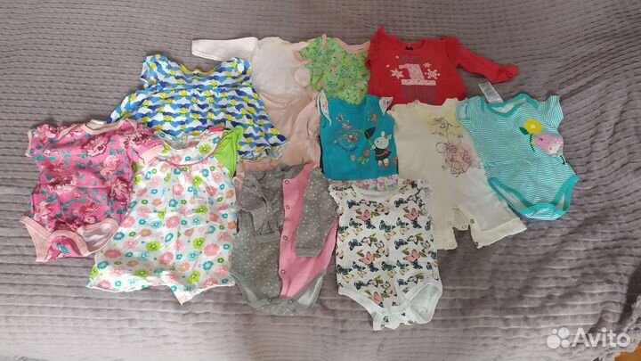 Вещи пакетом на девочку р 56-80