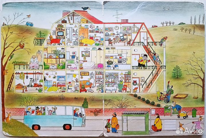 Зимняя книга Бернер Виммельбух Времена года