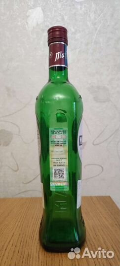 Пустая бутылка Мартини (Martini Rosso)