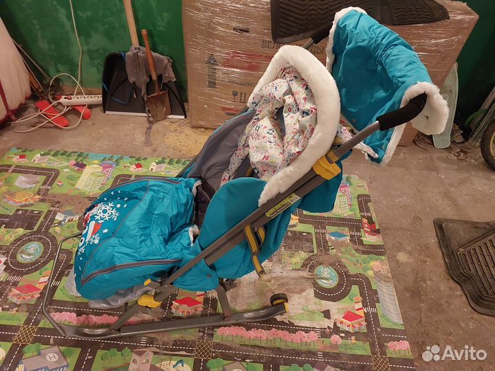 Санки коляска Ника нд6