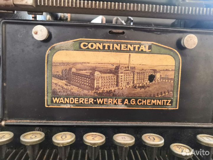 Пишущая машинка continental