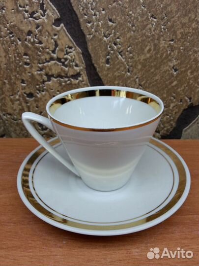 Фарфоровые кофейные пары. Барановский ф.з. 60-70 г