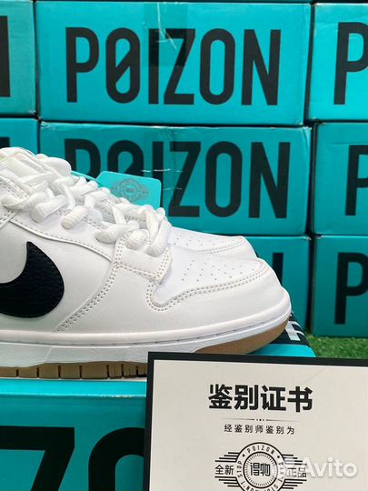 Nike SB Dunk White Gum Белые Оригинал