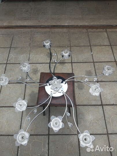 Люстра потолочная бу