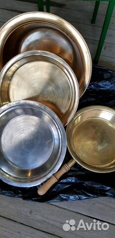 Латунные тазы для варенья
