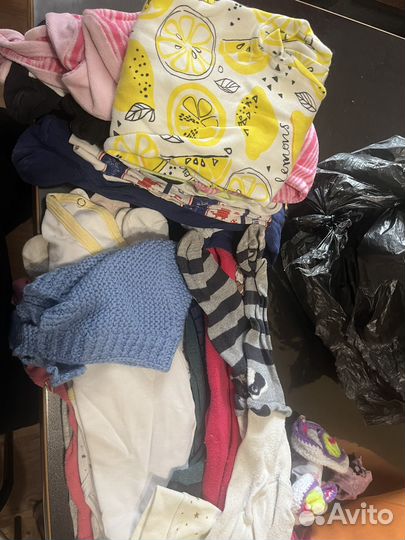 Детские вещи пакетом 68 74 на девочку