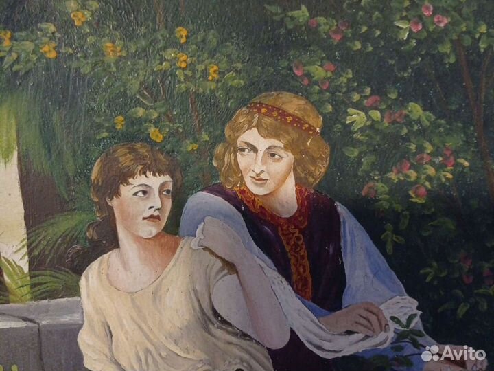 Картина маслом старинная