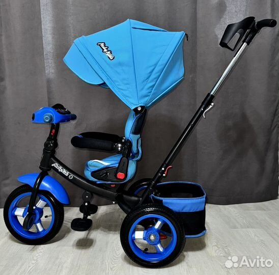Велосипед коляска с ручкой